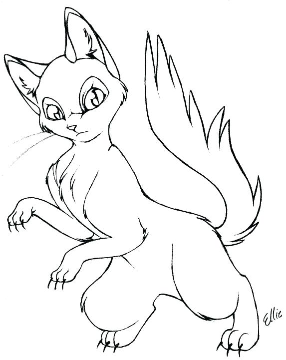573x721 Warrior Cat Coloring Pages Cat Coloring Pages To Print Printable