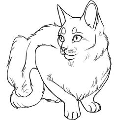 236x243 Kitten Linearts 10 Pack By Dancingfoxeslf