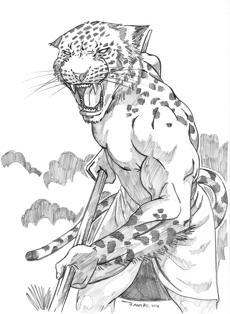 732x1000 Jaguar Warrior Concept By On @