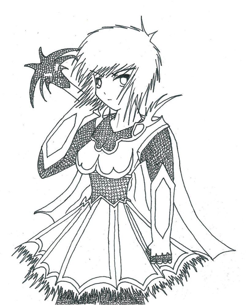 803x995 Female Warrior By Jeremiah4