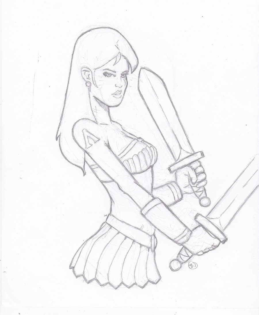 900x1096 Generalhelghast's Spartan Warrior Girl By Bam217