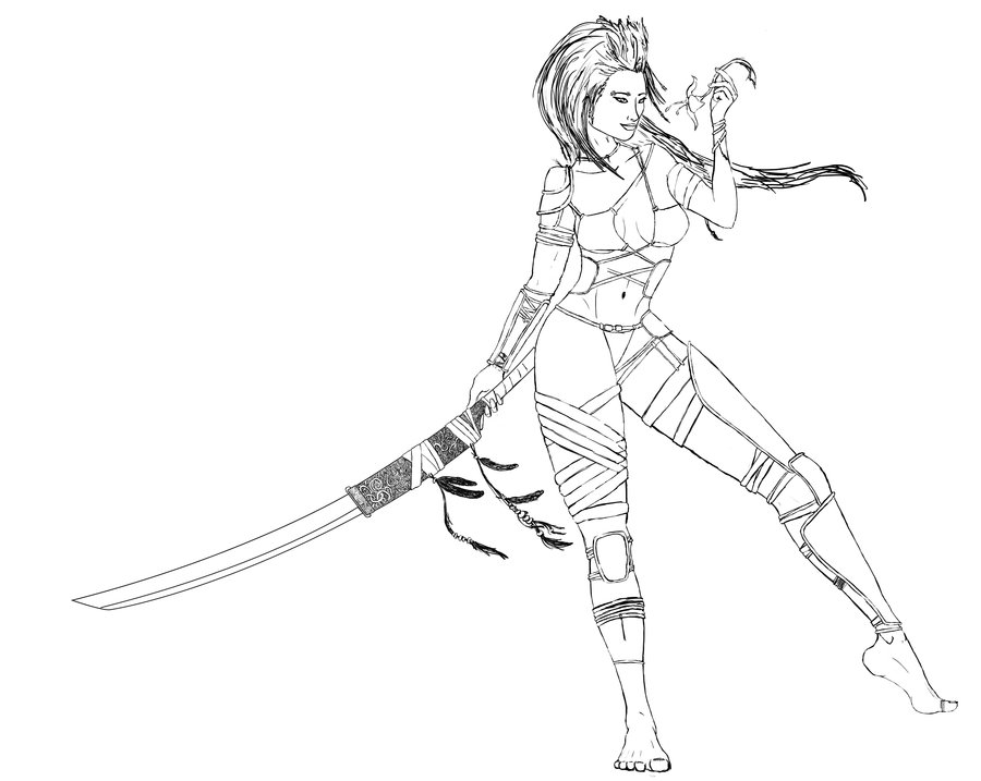 900x717 Jungle Warrior Girl By Whygetarealjob