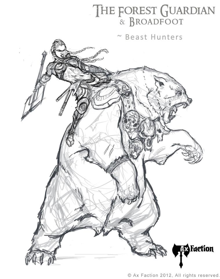 759x960 Another Ax Faction Warrior Woman Gets Ready For The Hunt