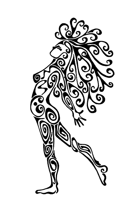 459x700 Warrior Woman Drawing By Tabby Mittins