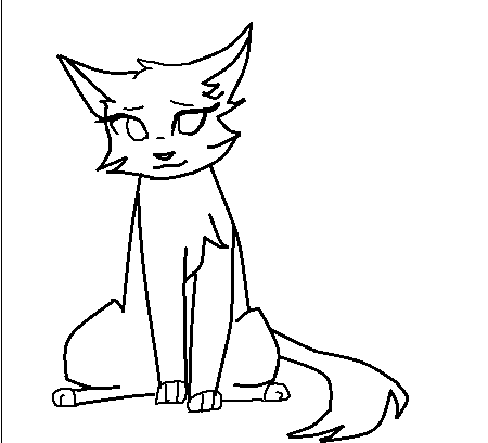 450x408 Warrior Cats Base By Daniska12