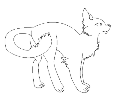 400x335 Warrior Cats Lineart 1 By Silentclawofwindclan