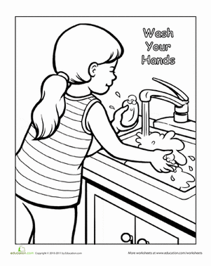 301x378 Washing Your Hands Worksheet
