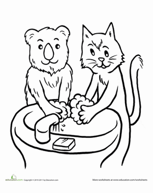 301x378 Hand Washing Worksheet