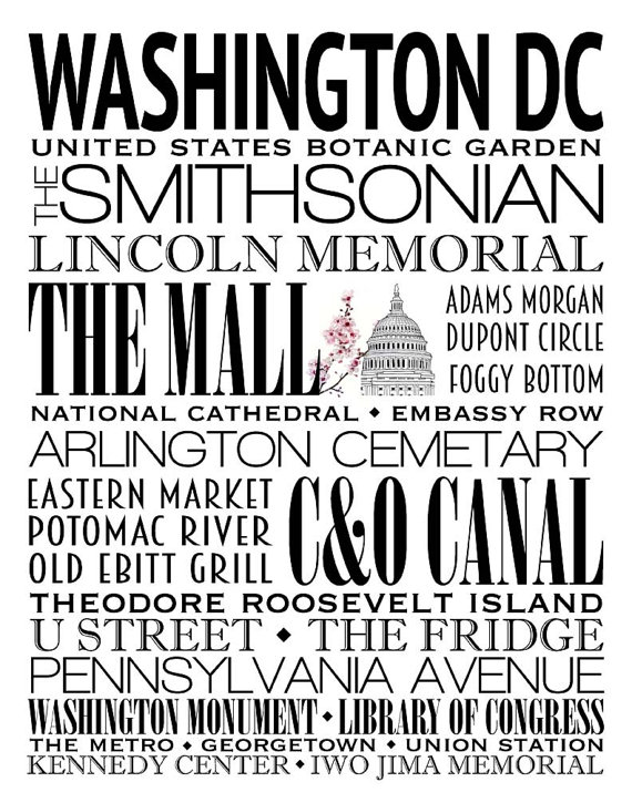570x725 Washington Dc Printrt Poster Subwayrt Makes