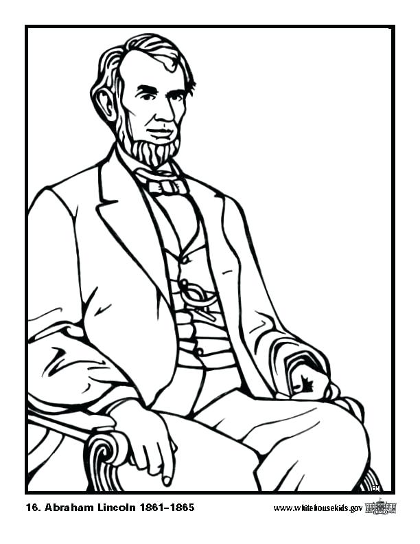 612x792 George Washington Coloring Pages President Coloring Page A Drawing