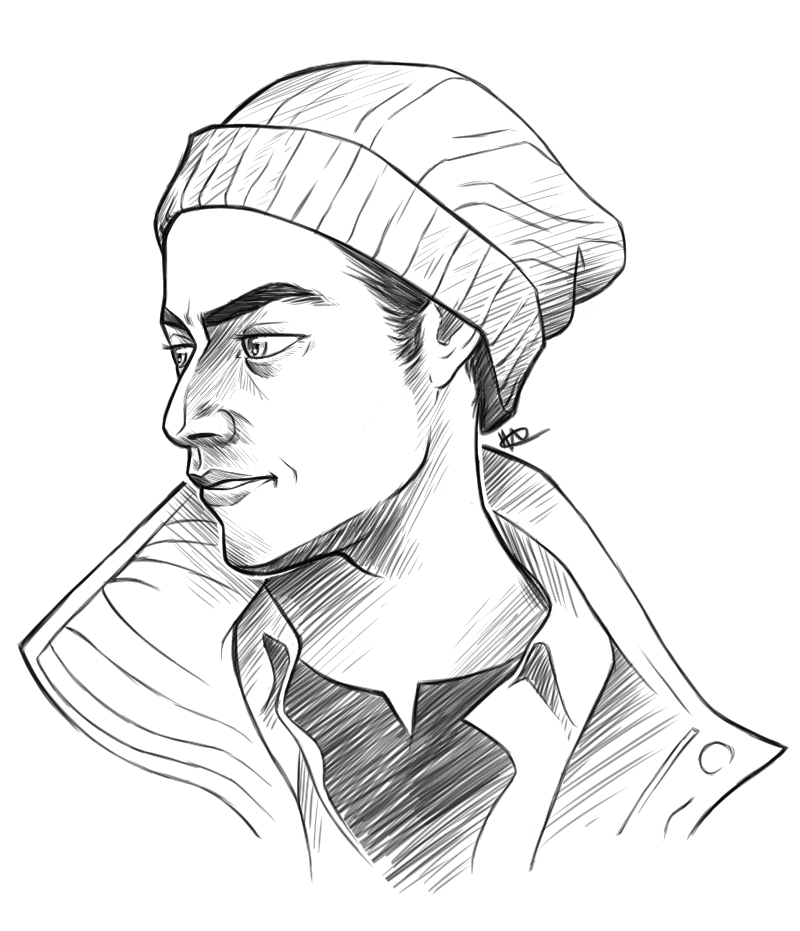 800x931 Just Felt Like Drawing Some Josh In The Beanie, He Looks So Snugly