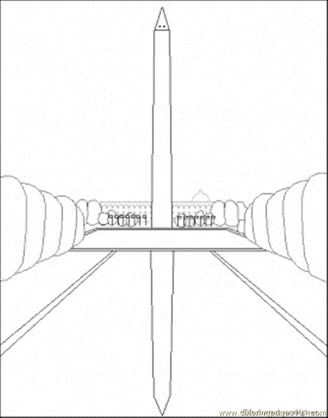 650x827 Washington Monument Coloring Page 286626