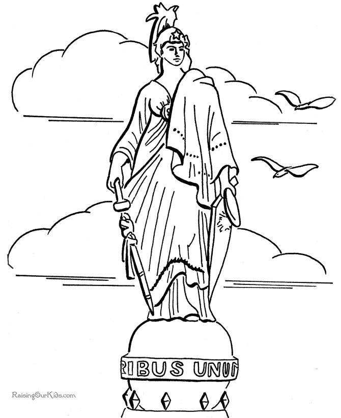 670x820 Washington Monument Coloring Picture 023