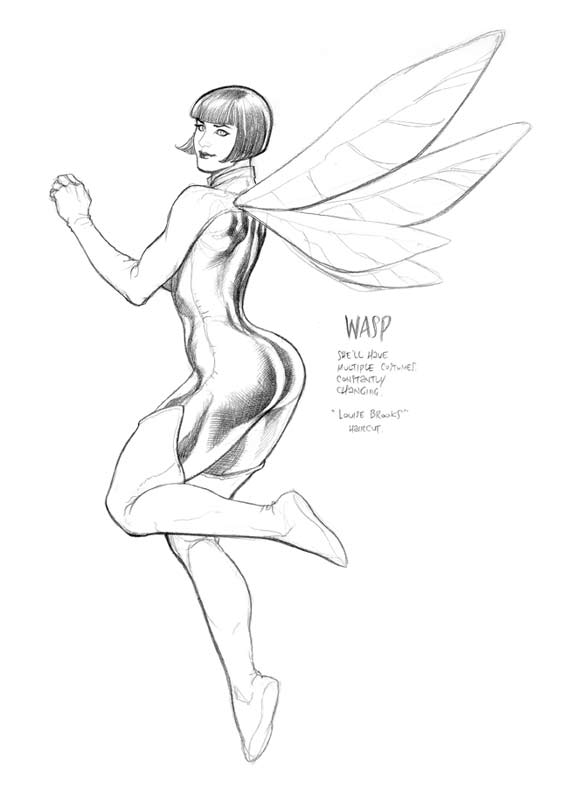 569x800 Wasp By Frank Cho The Avenger I Most Want To See In The Next
