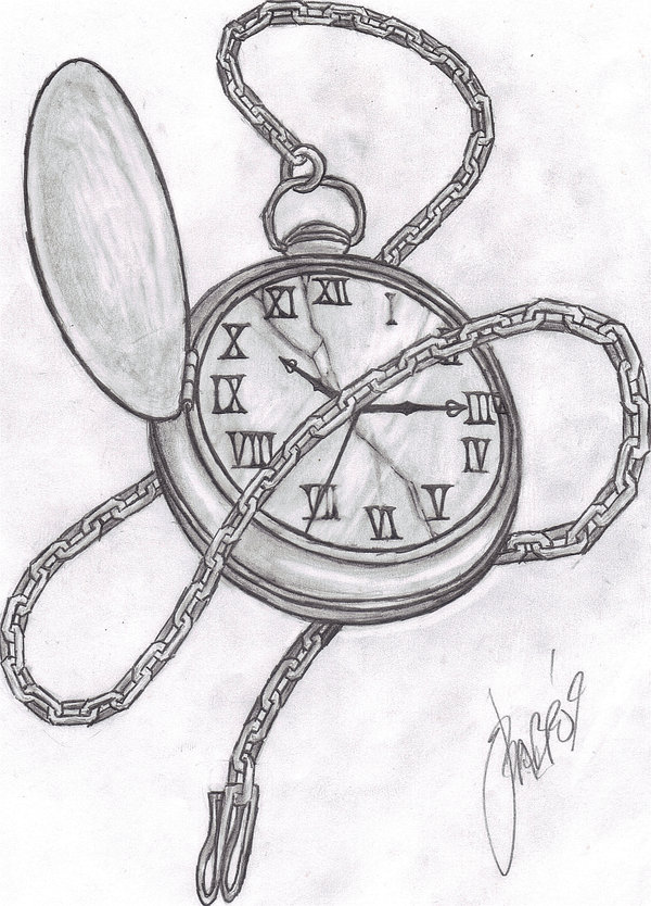 600x834 Pocket Watch By Grimdiskord