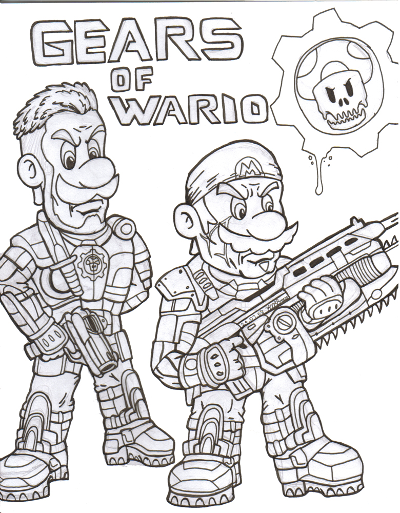 780x1000 Gears Of Wario By Renslo689