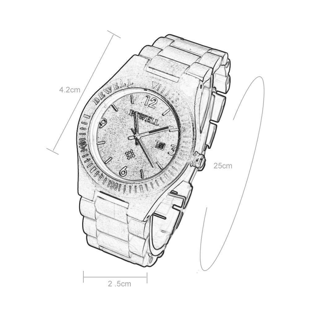 1010x1010 Bewell Wood Watches 2017 Mens Watches Brand Luxury Watches Fashion