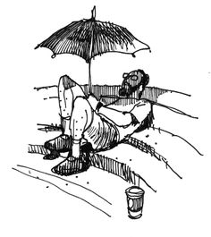 236x265 Another Drawing Of Family Watching The Tv (Or Sleeping) Drawing