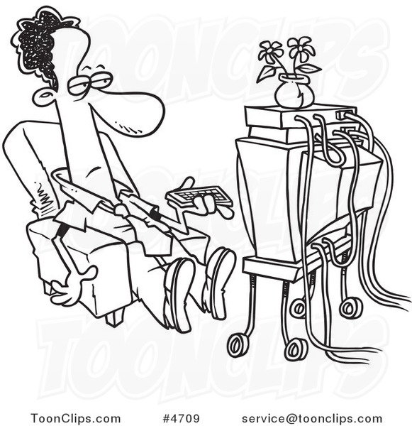 581x600 Cartoon Black And White Line Drawing Of A Black Business Man