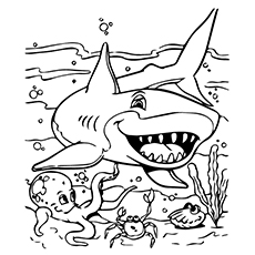 230x230 Top 15 Free Printable Sea Animals Coloring Pages Online