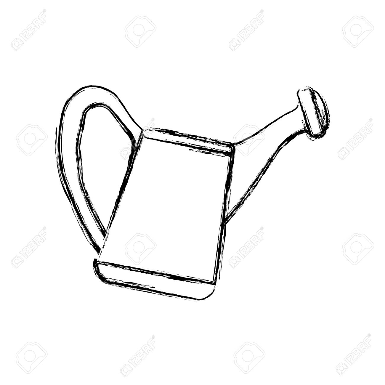 1300x1300 Water Can Gardening And Agriculture Icon Vector Illustration