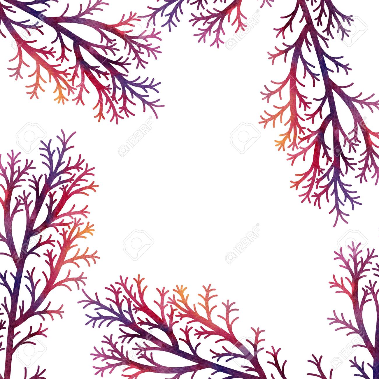 1300x1300 Silhouette Floral Composition With Wild Plants Drawing