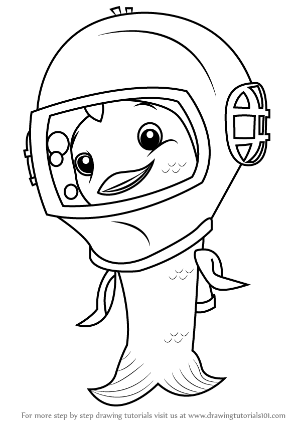 602x848 Learn How To Draw Fish Out Of Water From Chicken Little (Chicken