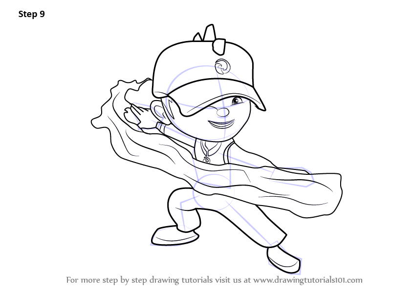 843x596 Learn How To Draw Boboiboy Water From Boboiboy (Boboiboy) Step By