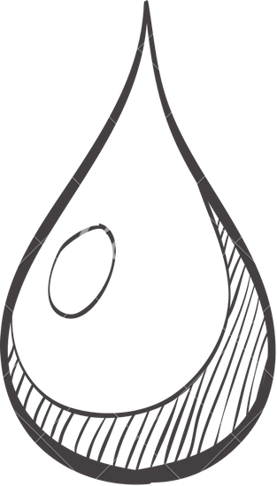 313x550 Sketch Icon Of A Water Drop