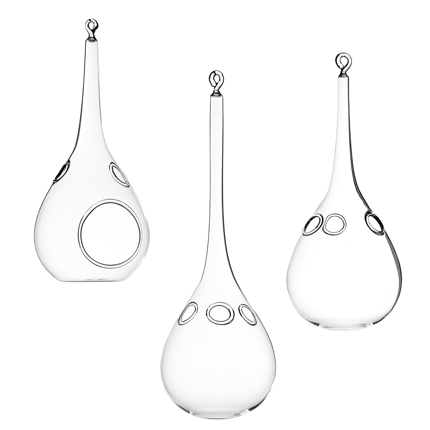 1500x1500 Water Drop Hanging Vase Accent Decor