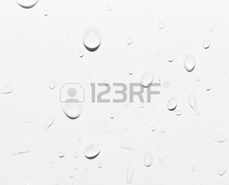 450x364 Water Drops On Grey Background Stock Photo, Picture And Royalty