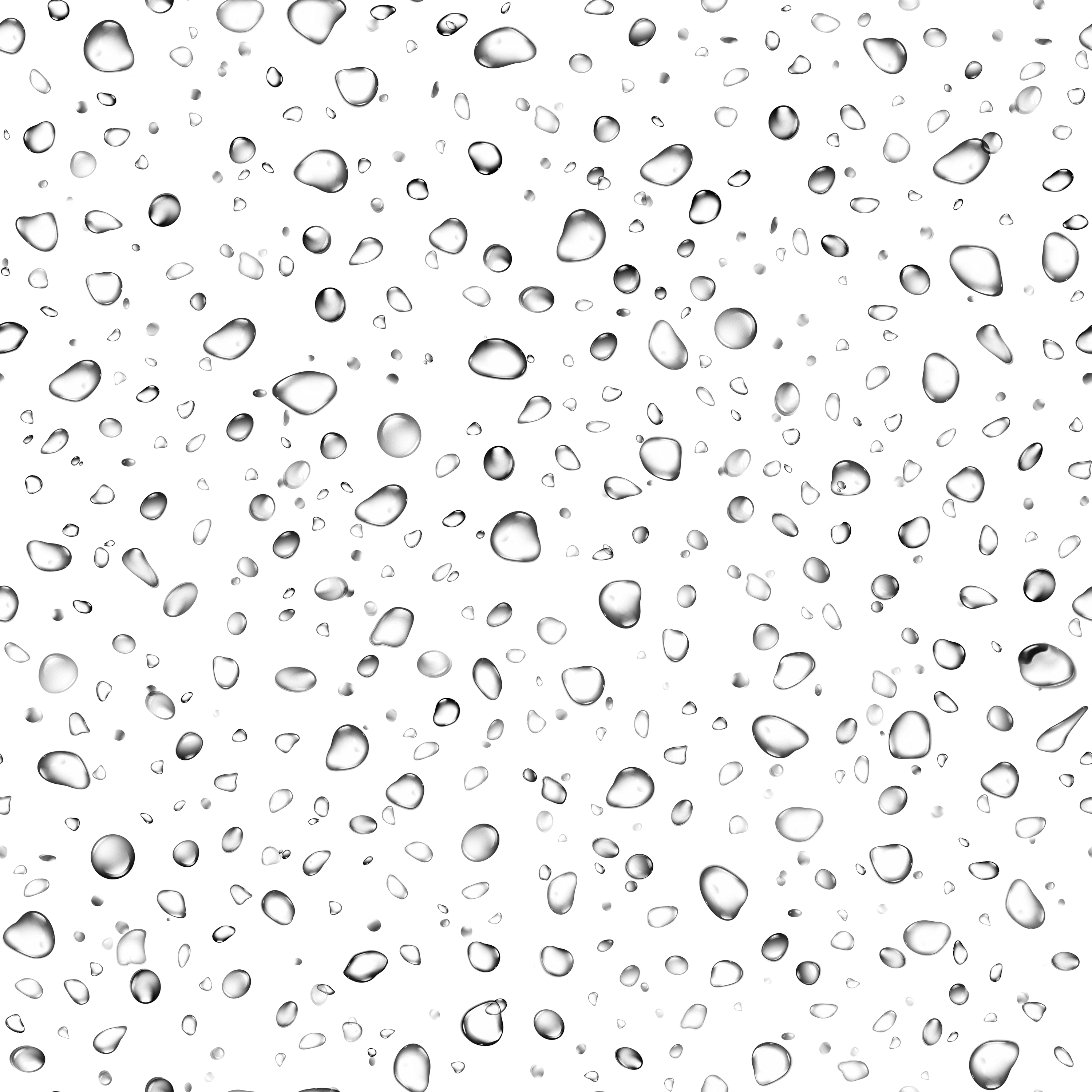 3000x3000 Water Drops Background Transparent Png