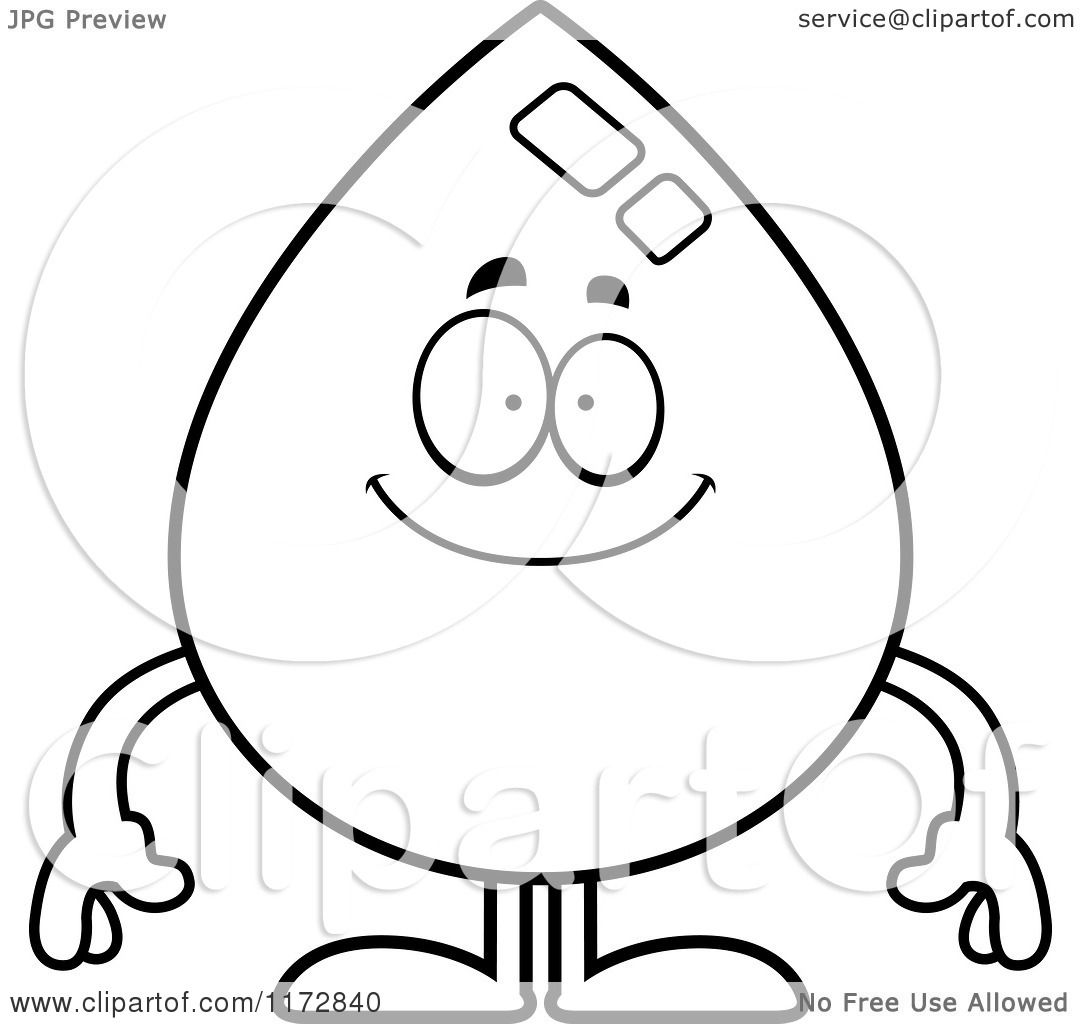 1080x1024 Cartoon Clipart Of A Happy Water Drop Mascot