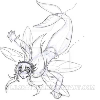 400x400 Random Water Fairy Sketch By Lil2saturn