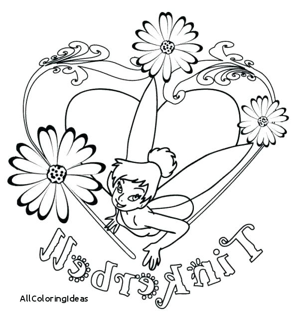 600x650 Tinkerbell Fairies Coloring Pages Printable Coloring Pages