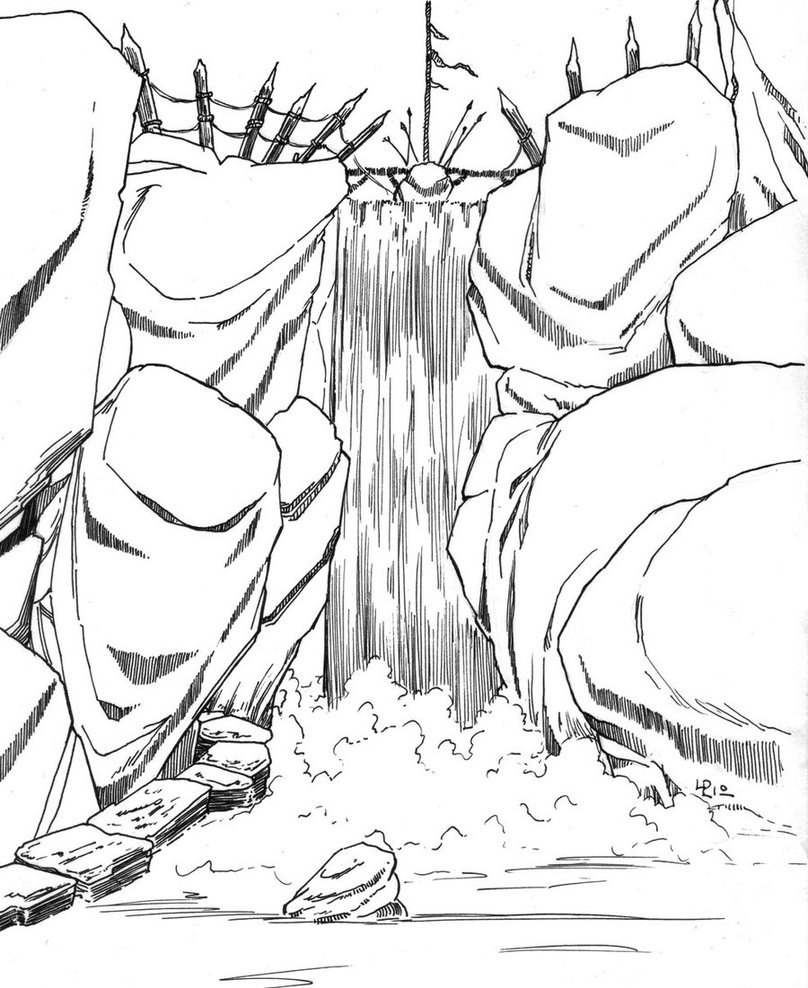 808x988 Waterfall By Piccillo