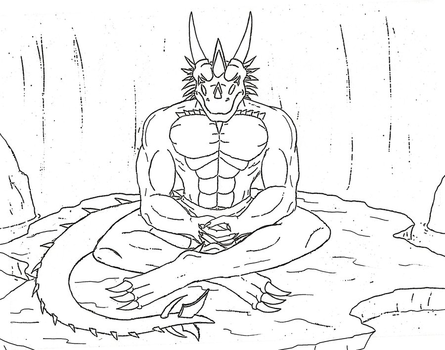 900x708 Sketch For The Waterfall By Symbolhero