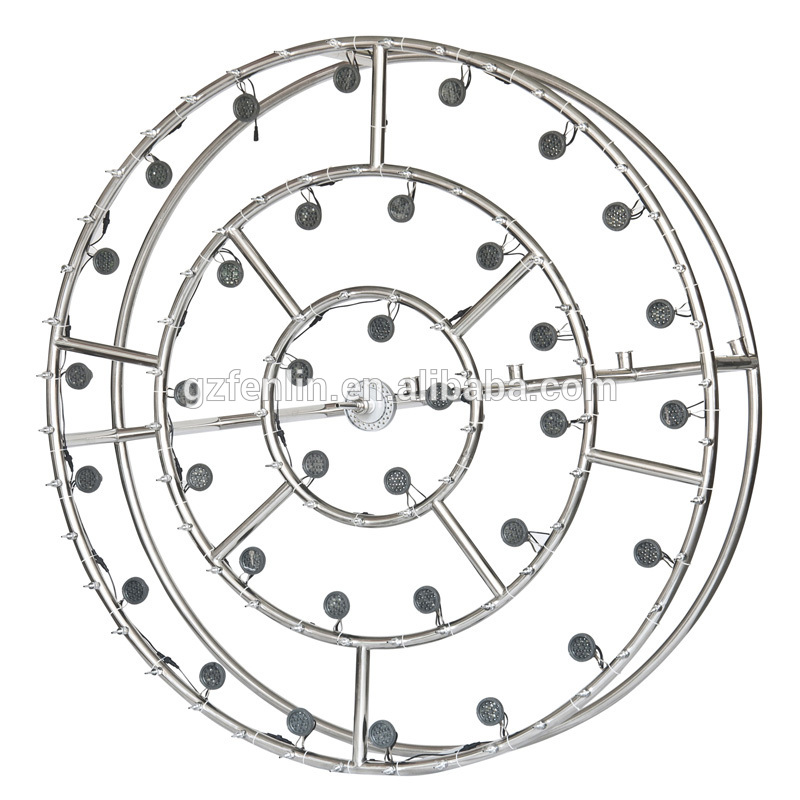 800x800 Custom Design Stainless Water Feature Music Dancing Fountain