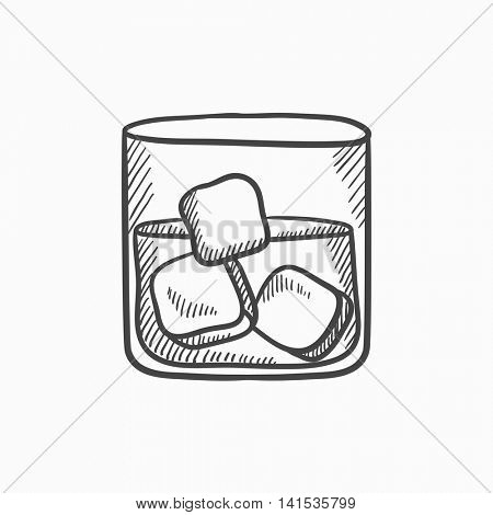 450x470 Glass Water Ice Vector Sketch Icon Vector Amp Photo Bigstock
