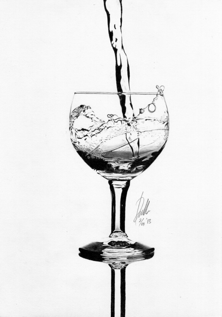 748x1067 Glass Of Water By Dellput