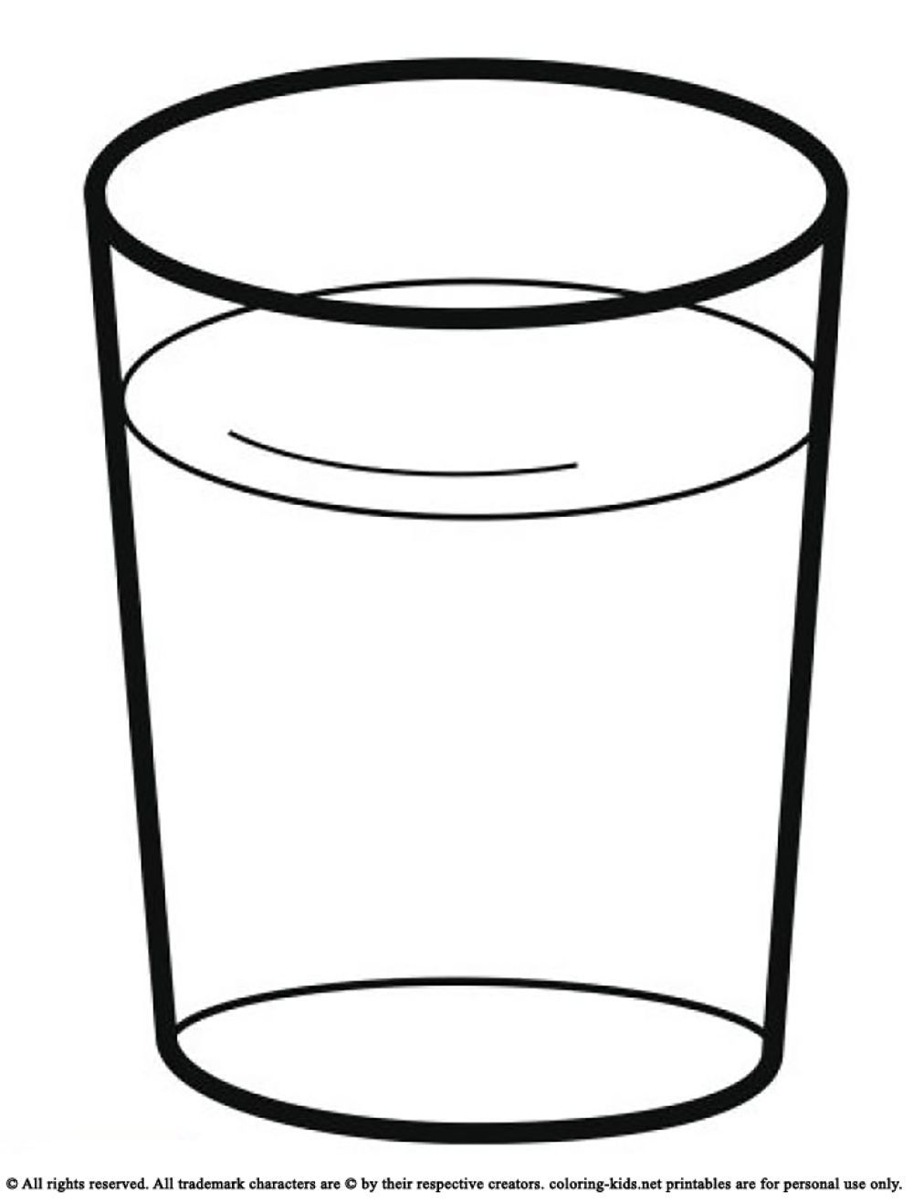 1000x1316 Glass Coloring Page Coloring Page For Kids
