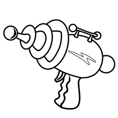 230x230 Gun Coloring Pages For The Little Adventurer In Your House