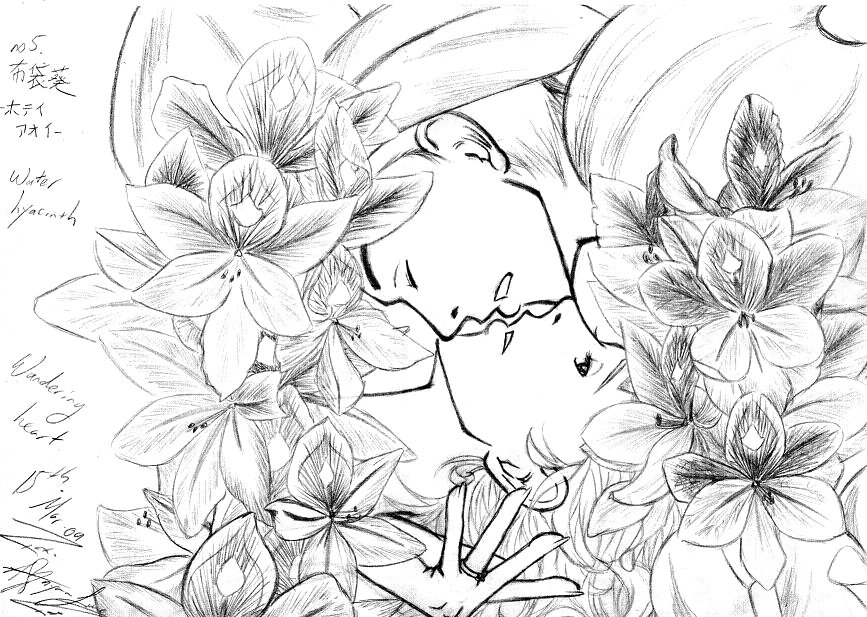 867x617 Flowers 05 Water Hyacinth By Amayonolune