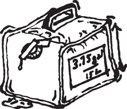 250x215 Pvc Water Jug