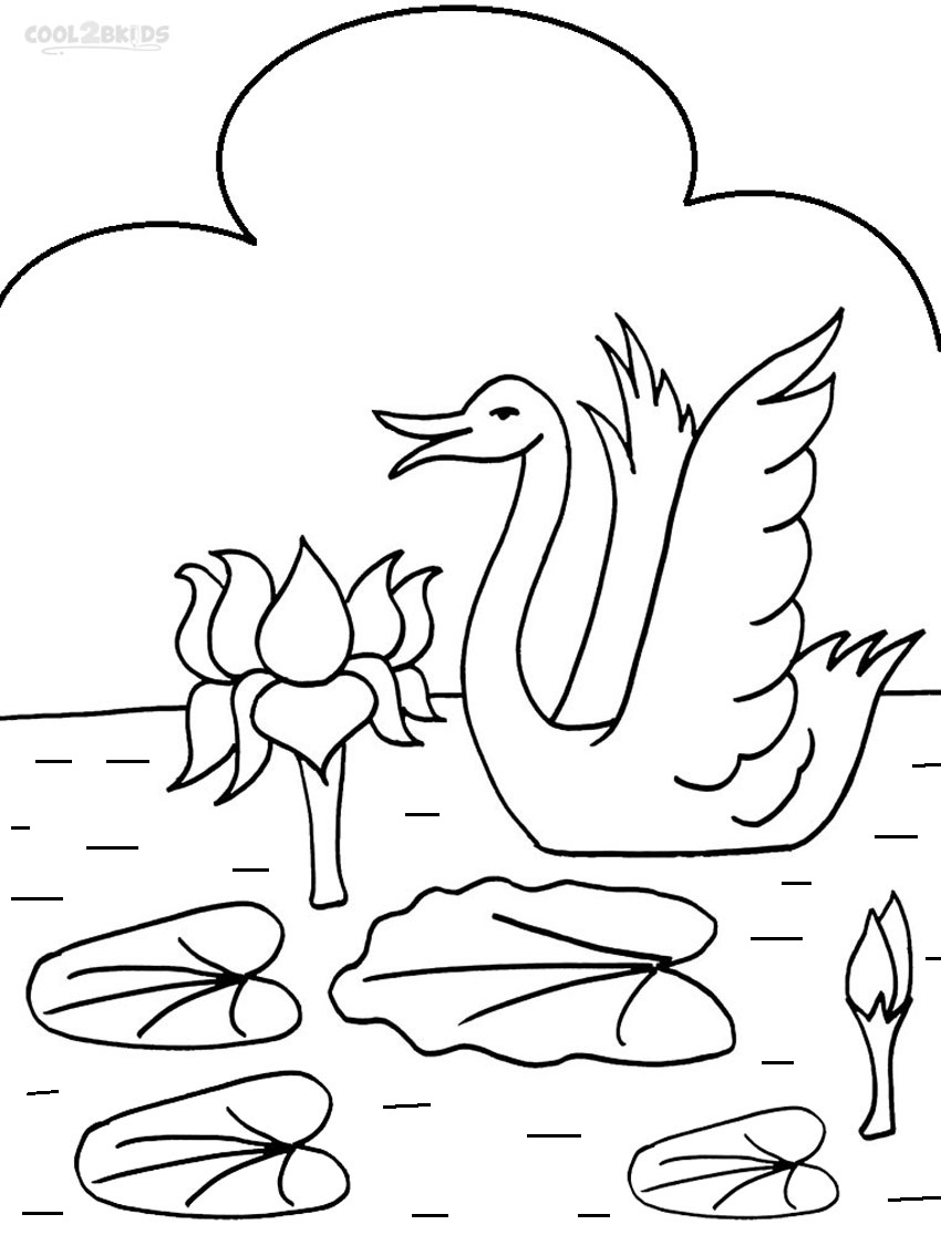 850x1115 Printable Lily Pad Coloring Pages For Kids Cool2bkids