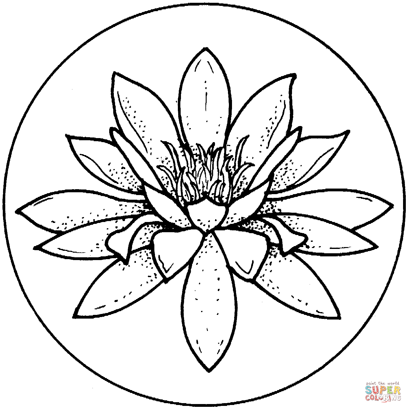 1319x1321 Water Lily Coloring Page Water Lily Coloring Sheet