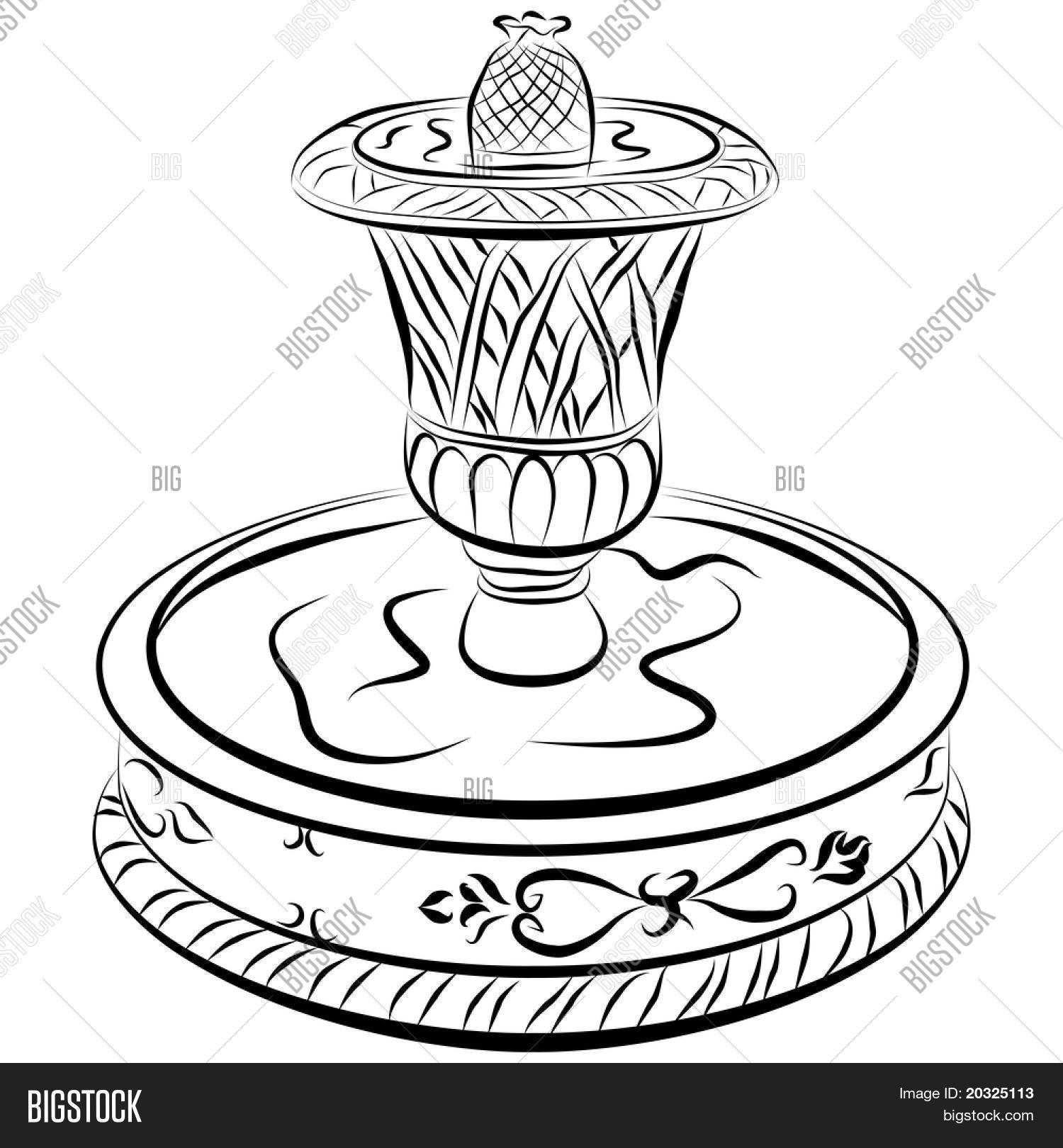 1500x1620 Image Victorian Water Fountain Vector Amp Photo Bigstock