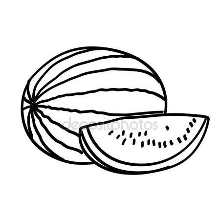450x450 Drawn Watermelon Oval
