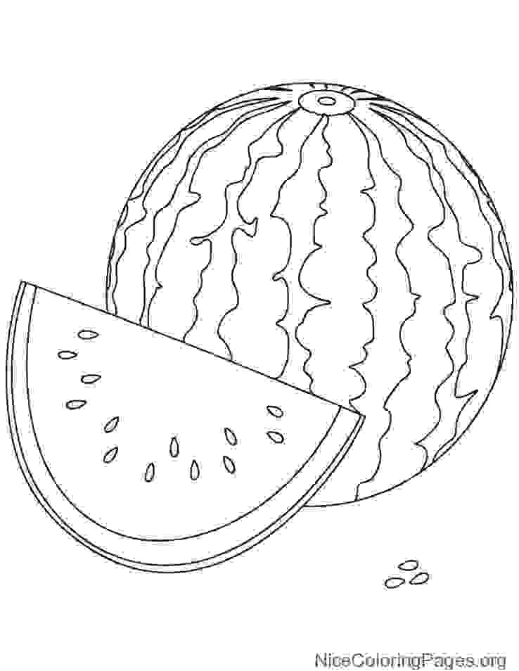 738x954 How To Draw Watermelon For Kids