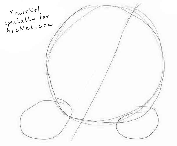 610x503 How To Draw A Watermelon Step By Step